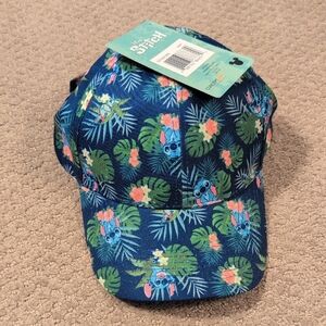 Disney Lilo And Stitch Tropical Blue Hat NWT